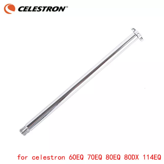 Palanca de varilla contrapeso telescopio Celestron para 60EQ 70EQ 80EQ 80DX 114EQ