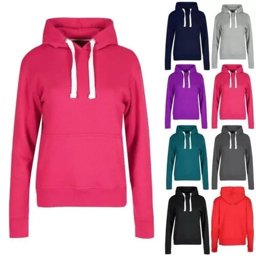 Niños Niña Sudadera con Capucha Manga Larga Polar Grande Jersey Suéter Top