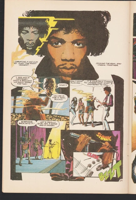Timespirits #5 Marvel/Epic Comic Book Jimi Hendrix App 3