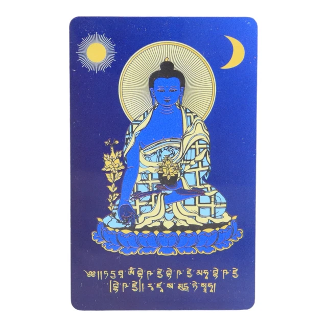 2024 Feng Shui Medicine Buddha Talisman Card