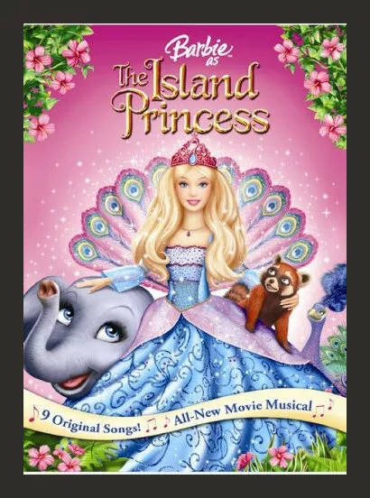 Barbie As the Island Princess DVD THE MOVIE Kelly Sheridan Melissa Lyons CARTOON