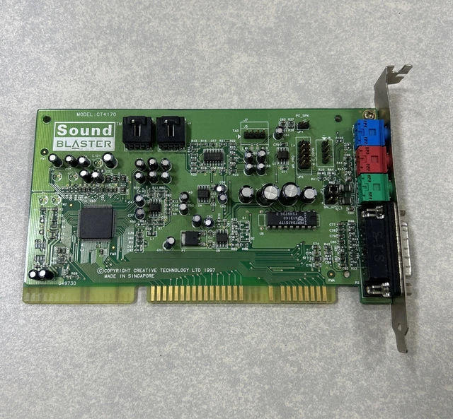 SOUNDBLASTER VIBRA 16XV CT4170 ISA Oldschool Sound Card DOS retro ...