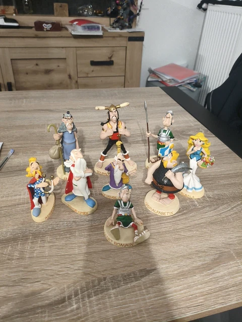 Figurine Plastoy – Scène Astérix Et Obélix En Canoé, édition Atlas 2001
