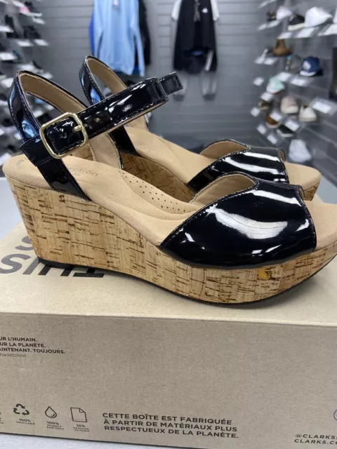 Clarks annadel molly wedge slide deals
