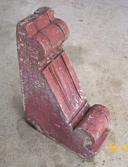 Antique 1890's Victorian Wooden CORBEL Gingerbread Porch Trim Vintage Decor Item