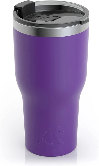 NEW RTIC 30 Oz. Double Wall Insulated Tumbler - MAJESTIC PURPLE