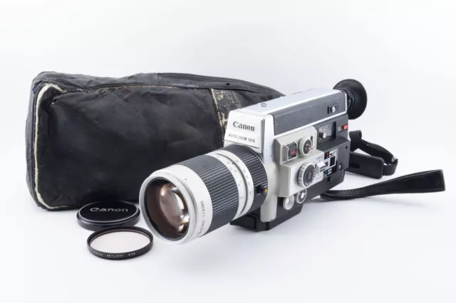 All Works [Exc5] Canon Auto Zoom 1014 Electronic Super 8 8mm Movie Camera JAPAN