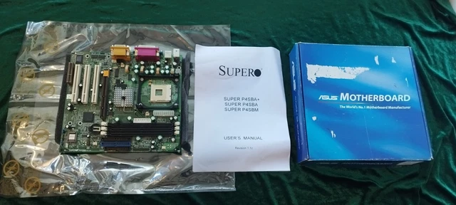 Intel 845 Motherboard SUPER MICRO P4SBM REV Socket 478