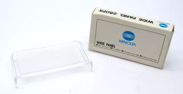 Minolta Wide Panel 280PX Flash Accessory - UK Dealer