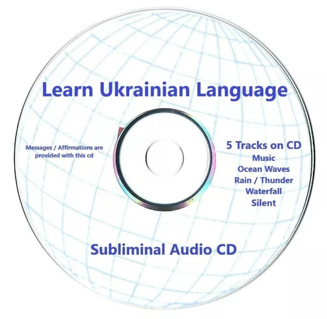Learn  Ukrainian  Language ~ Speak Read Write Subliminal CD