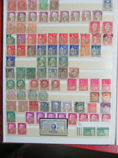 Briefmarken Frankreich ca. 500 Stück, Konvolut, auch Kolonien