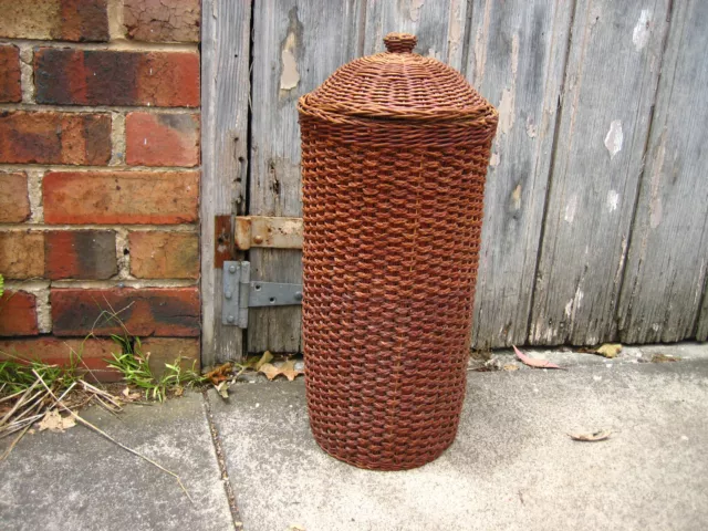 Cane Wicker Rattan Basket Storage Home Décor