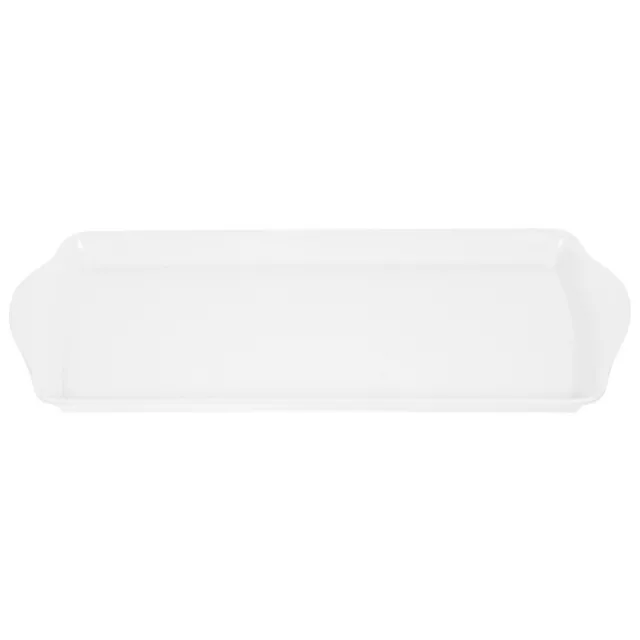 Binaural Tray Melamine Rectangular Serving Platters for Food Breakfast