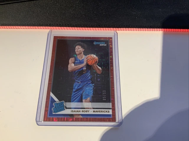 Isaiah Roby Red Infinite Prizm Rated Rookie /99 2019-20 Donruss 235 RC Mavericks