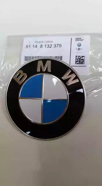 BMW logo 82mm capot 51141872324 oem d'origine e12 e21 e23 e24 e28 e30 e34 etc