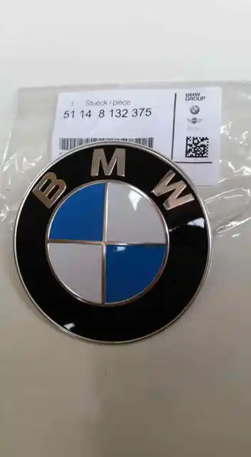 BMW logo 82mm capot 51148132375 oem d'origine e36 e39 e38 e46 e60 e30 e34 etc