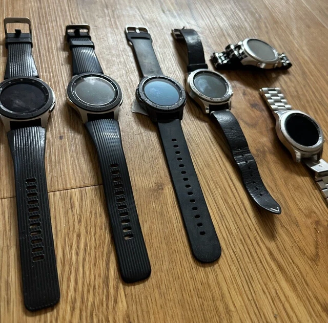6 X MIXED SAMSUNG Gear S3 Smartwatch SMR770 JOB LOT PLS READ