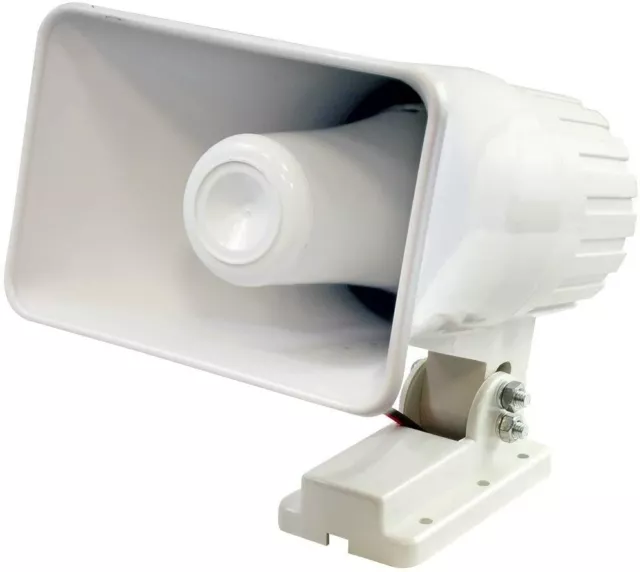 Weather Proof PA Speaker Horn CB Radio Indoor Outdoor Siren Game Call 50W 6