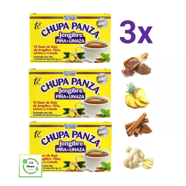 TE TEA CHUPA PANZA, Jengibre, Piña, Linaza, GINGER, Cinnamon. ORIGINAL. 30  Day - Food, Facebook Marketplace
