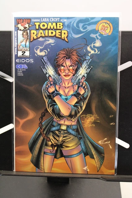 IMAGE COMICS TOP COW - LARA CROFT TOMB RAIDER #2 DYNAMIC FORCES DF Variant COA