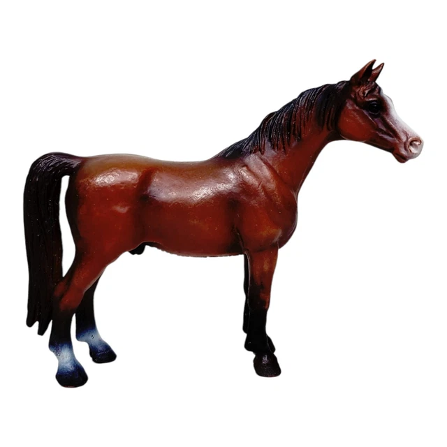 SCHLEICH HORSES RETIRED ARABIAN GELDING 13248 Stallion Figure Brown ...