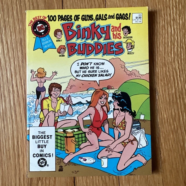 Best Of Dc Blue Ribbon Digest 53 - Binky And His Buddies  High Grade
