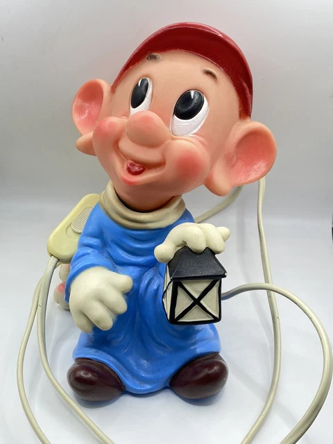 Pouet SIMPLET LEDRA – Éléphant Blanche Neige Et Les 7 Nains 24 Cm – Italie 60's