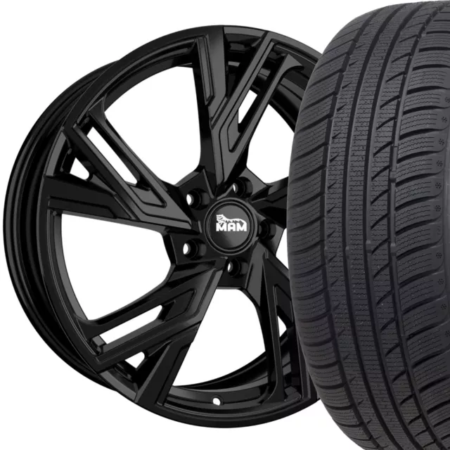 19 Zoll Winterräder MAM RS5 BP Alufelgen 235/35 für VW Golf 7 VII AU R R-Line