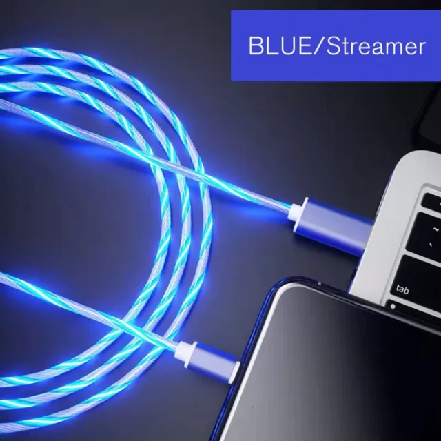 Chargement Cable 8Pin Cellule T??l??phone Chargeur LED Micro-Usb Cl?? USB 3