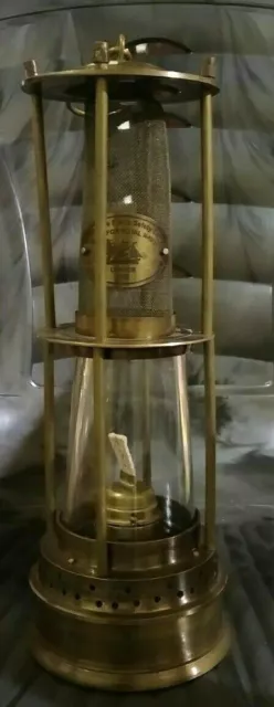 Antique Nautical Brass Minor Lamp Maritime Ship Oil Lantern 10''