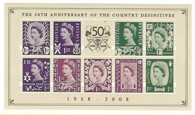 GB - 2003 -  MSN153 -''50th Anniversary of Country Definitives''