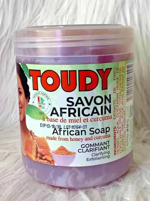Crème Clarifiante Toudy Au Miel Et Curcuma 540ml - Pour Teint Uni, Cicatrices, Taches - Hydratante