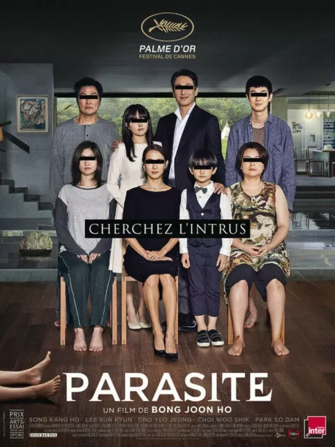 PARASITE Affiche Cinéma ORIGINALE ROULEE 53x40 cm Movie poster Bong Joon Ho