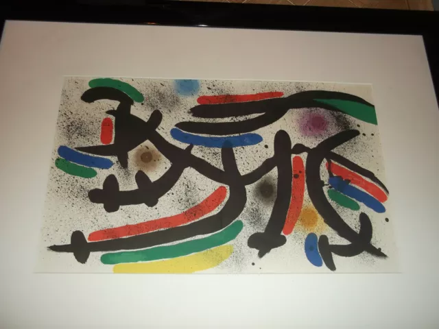 joan miro lithographie mit Zertifikat