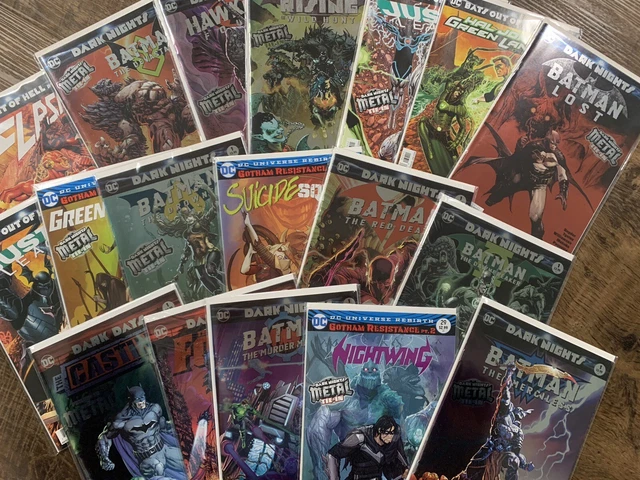 Dark Nights Metal Tie-In set (18 issues) Batman, Justice League, Flash Nice lot!