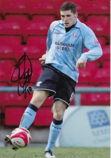 Foto firmata a mano Gary Hooper 12x8 - Scunthorpe United Autografo 1.