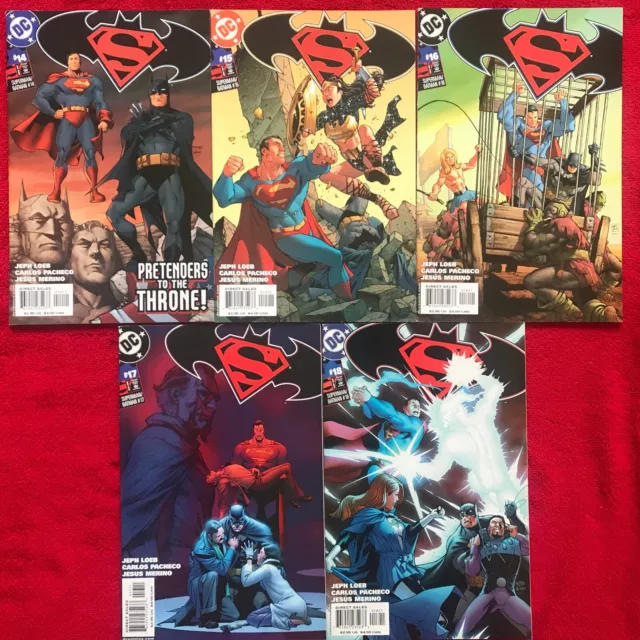 Superman Batman 14 To 18 Absolute Power  Pt Storyline Jeph Loeb  Dc Comics