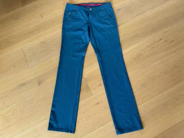 ALBERTO ALVA 34/R Damengolfhose königsblau, slim fit,  3XDRY