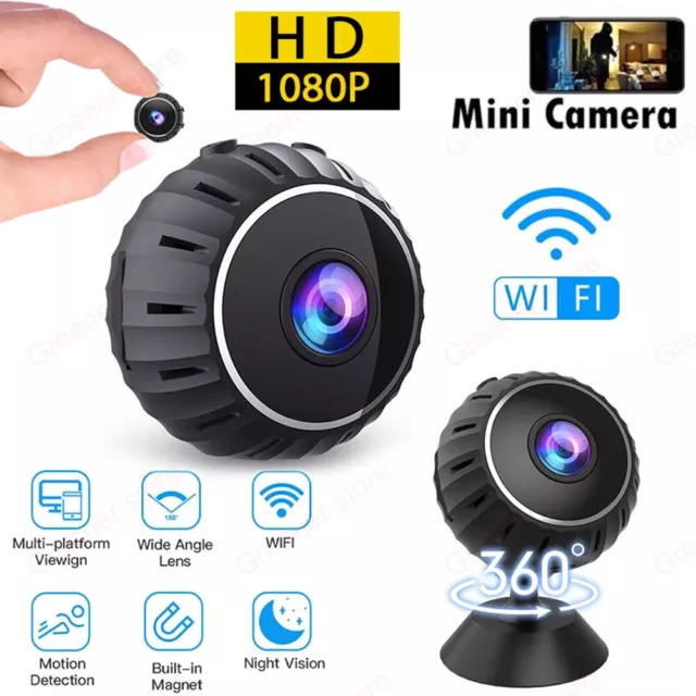 1080P Mini Wifi Smart Spy Camera Home Security Night Vision Motion HD Camcorder