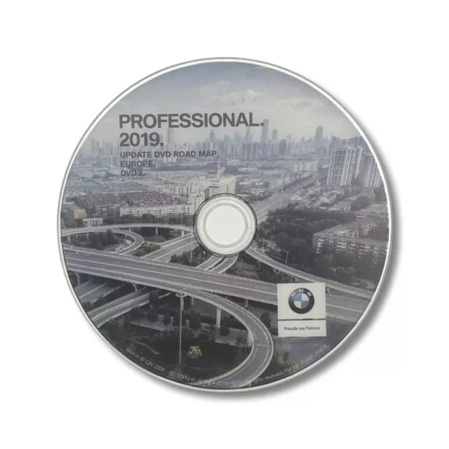 BMW Navi Update Professional 2019 DVD 3 Road Map Europe