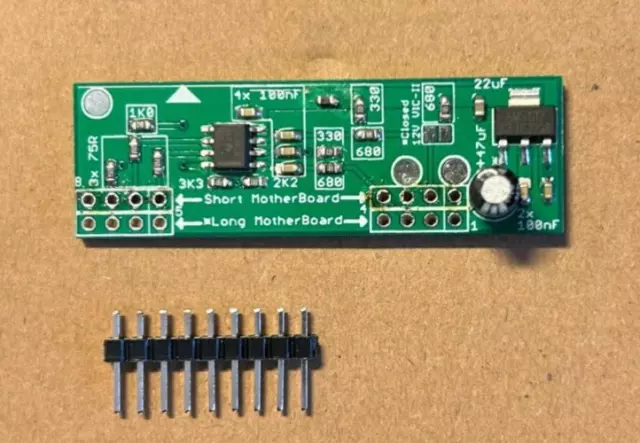 Commodore 64 / 128 RF modulator replacement. THS7316