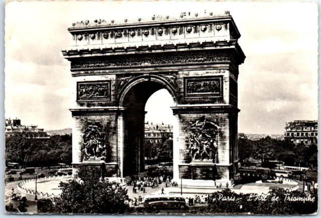 Postcard - The Triumphal Arch - Paris, France