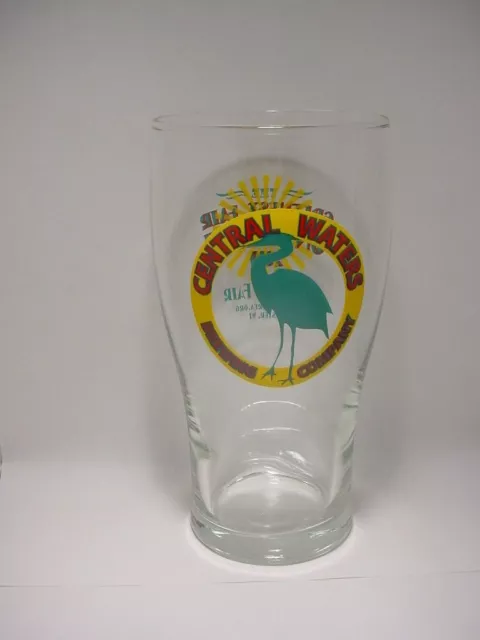 Central Waters Brewing Company Glass Amherst Wi, 2010 Greenest Energy Fair