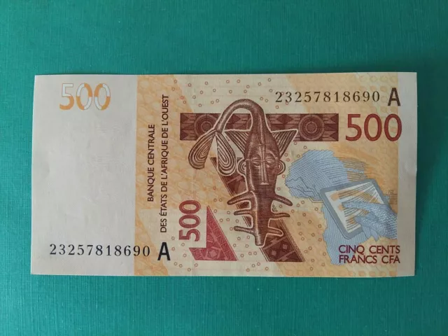 COTE D'IVOIRE 500 francs CFA BCEAO 2003 A UNC 2023 NEUF AFRIQUE DE L'OUEST