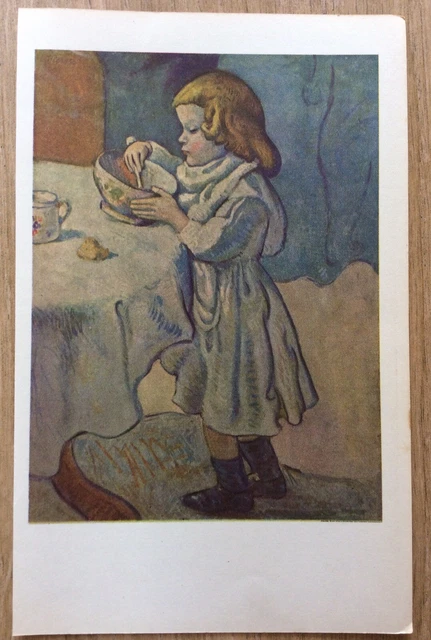 Vintage Picasso “Le Gourmet” Book Plate Print 1955