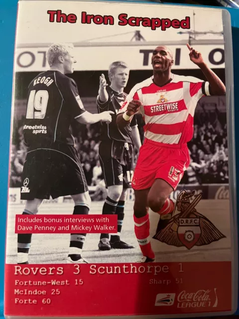 The Iron Scrapped Doncaster Rovers 3 Scunthorpe 1 DVD 2005-6 RARE