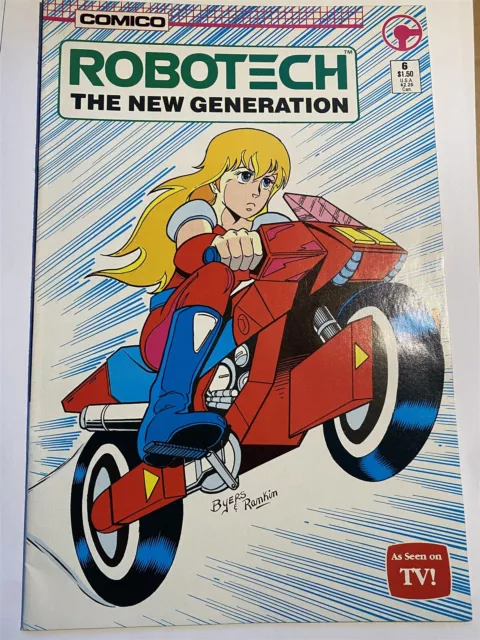 ROBOTECH : THE NEW GENERATION #6 Comico Comics 1986 NM