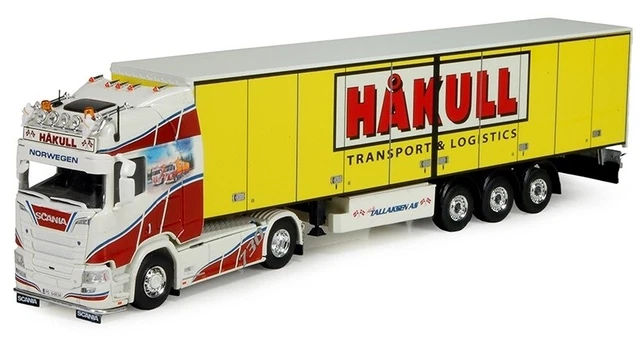 Miniature Tekno 1/50 – Scania R Avec Remorque Frigo Carrier – Occasion