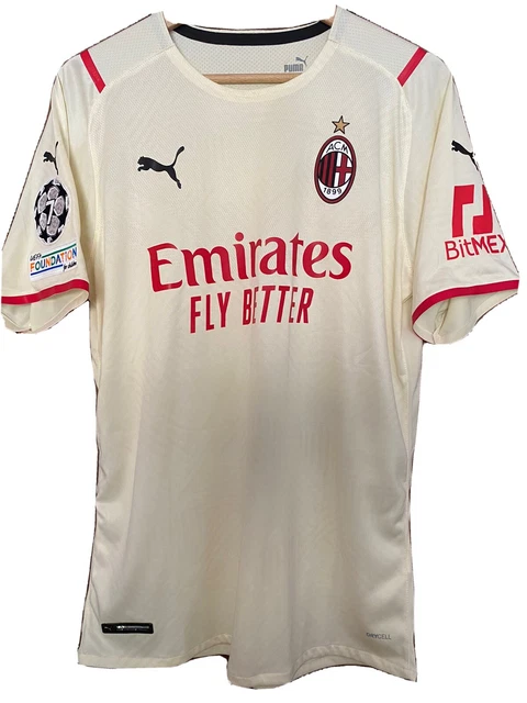 MAGLIA MILAN NO match worn Tonali 21 22 Champions League Messi