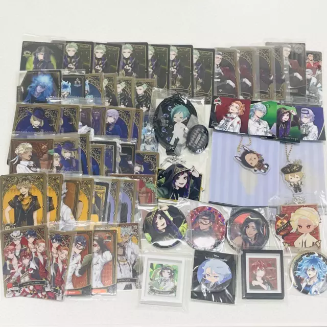 Twisted Wonderland item lot Tin badge card Acrylic stand Various Bulk sale